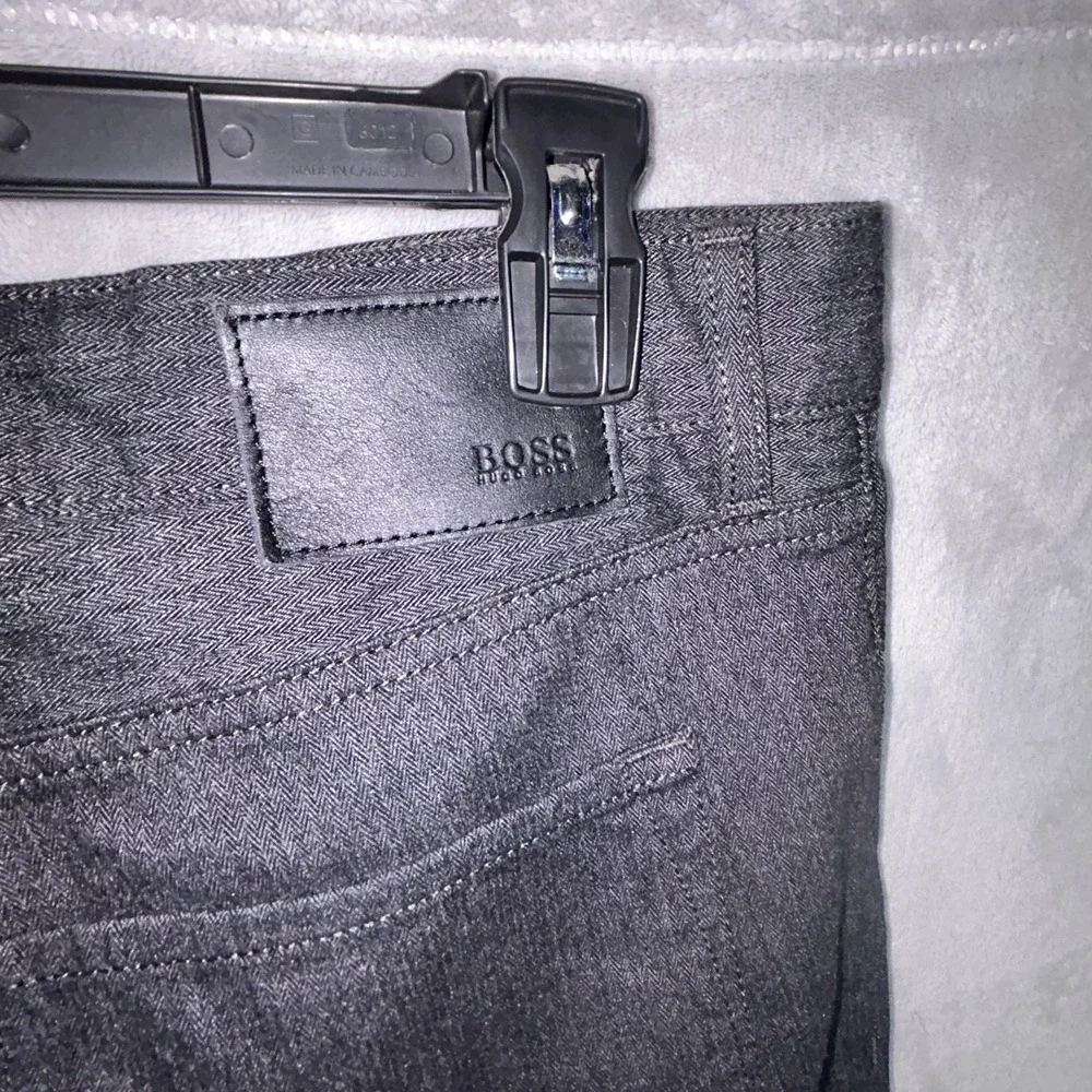 Hugo Boss Men's Black DieselStrasse 12  Pants Size 36x30 Special Finshing
